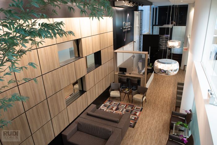 Sala de espera da clínica